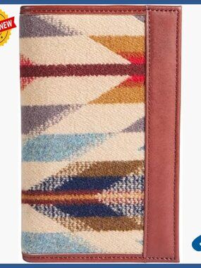 Large Bifold Wallet RFID Protection Premium Leather Wool 7x4.5 Inches